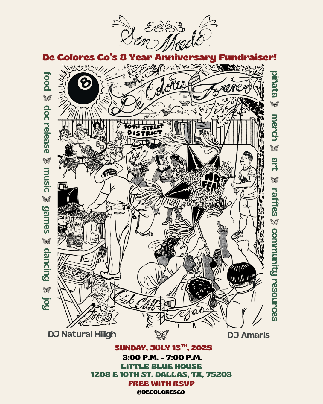 Campaign cover image for De Colores Collective 8 Year Anniversary Fundraiser!