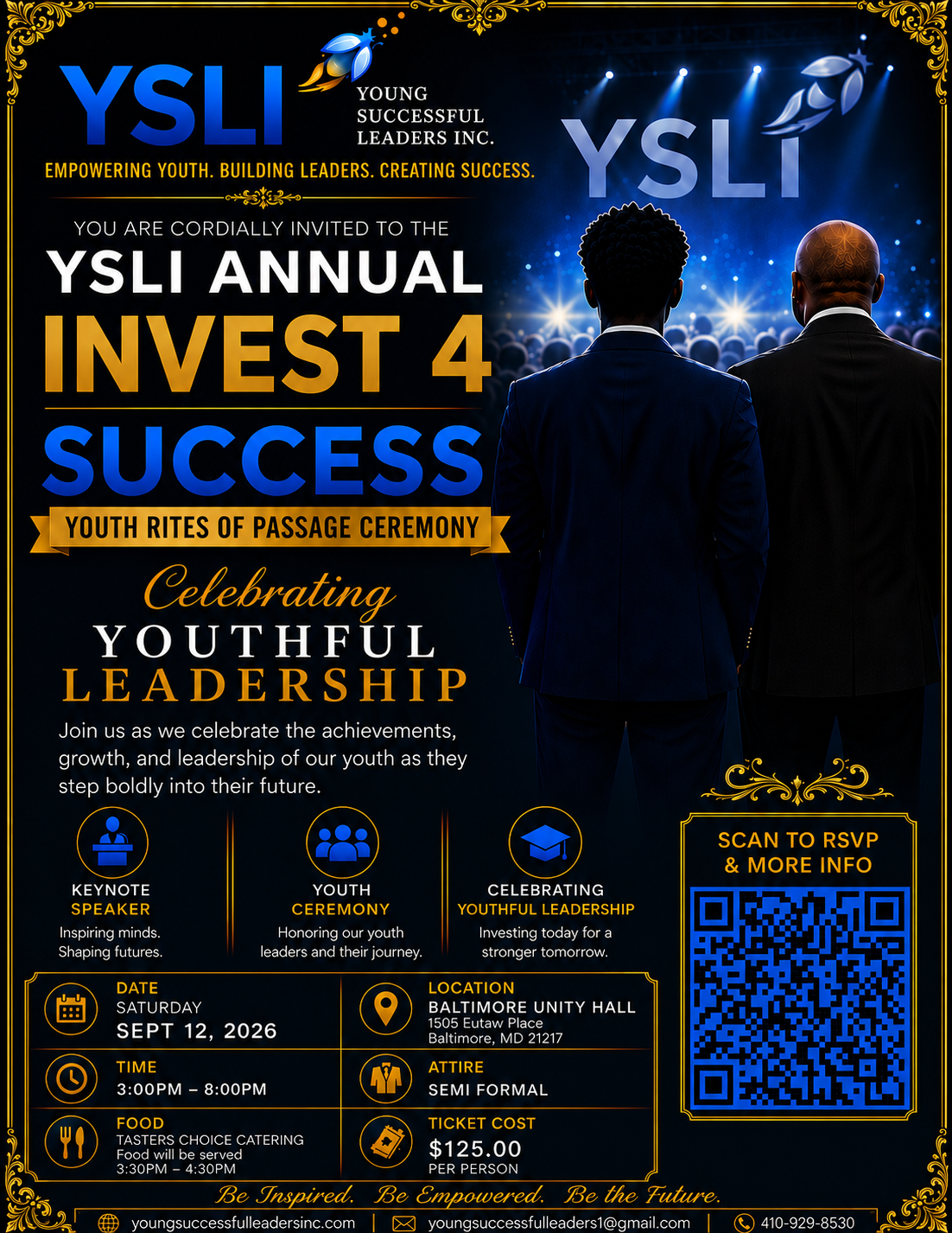 Campaign cover image for YSLI Invest 4 Success Annual Fundraiser Event 2026