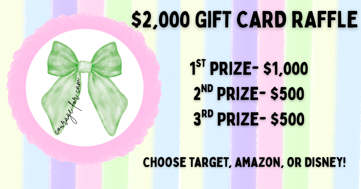 Campaign cover image for Courage For Cam $2,000 Gift Card Raffle