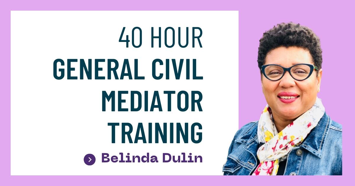 Campaign cover for 2026  40 HR General Civil Mediator Training