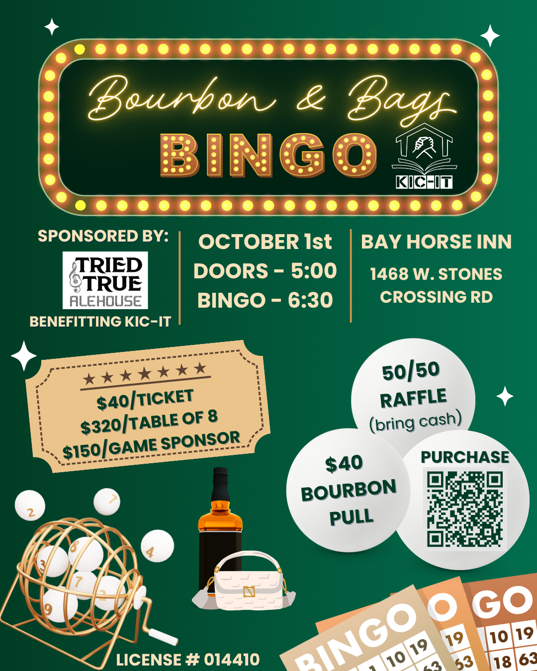Campaign cover image for 2026 Bourbon & Bags Bingo
