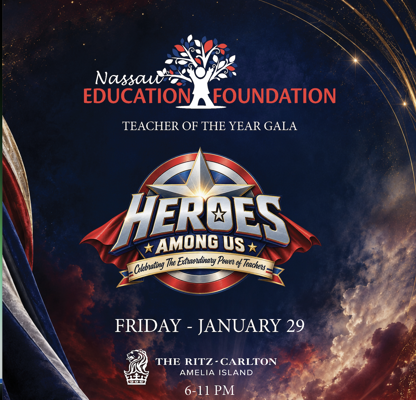 Campaign cover image for Nassau Education Foundation Teacher of the Year Gala