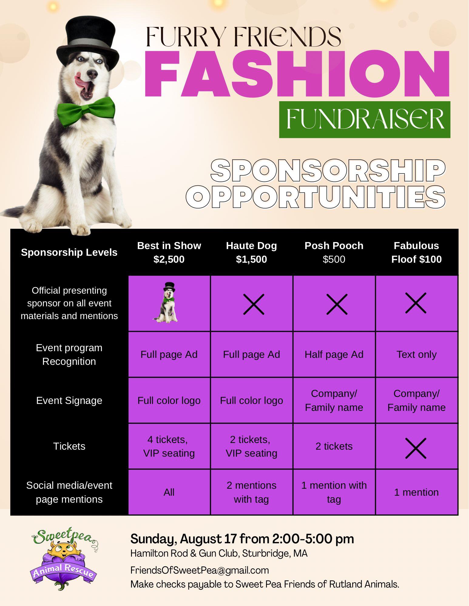 Campaign cover image for Furry Friends Fashion Sponsor