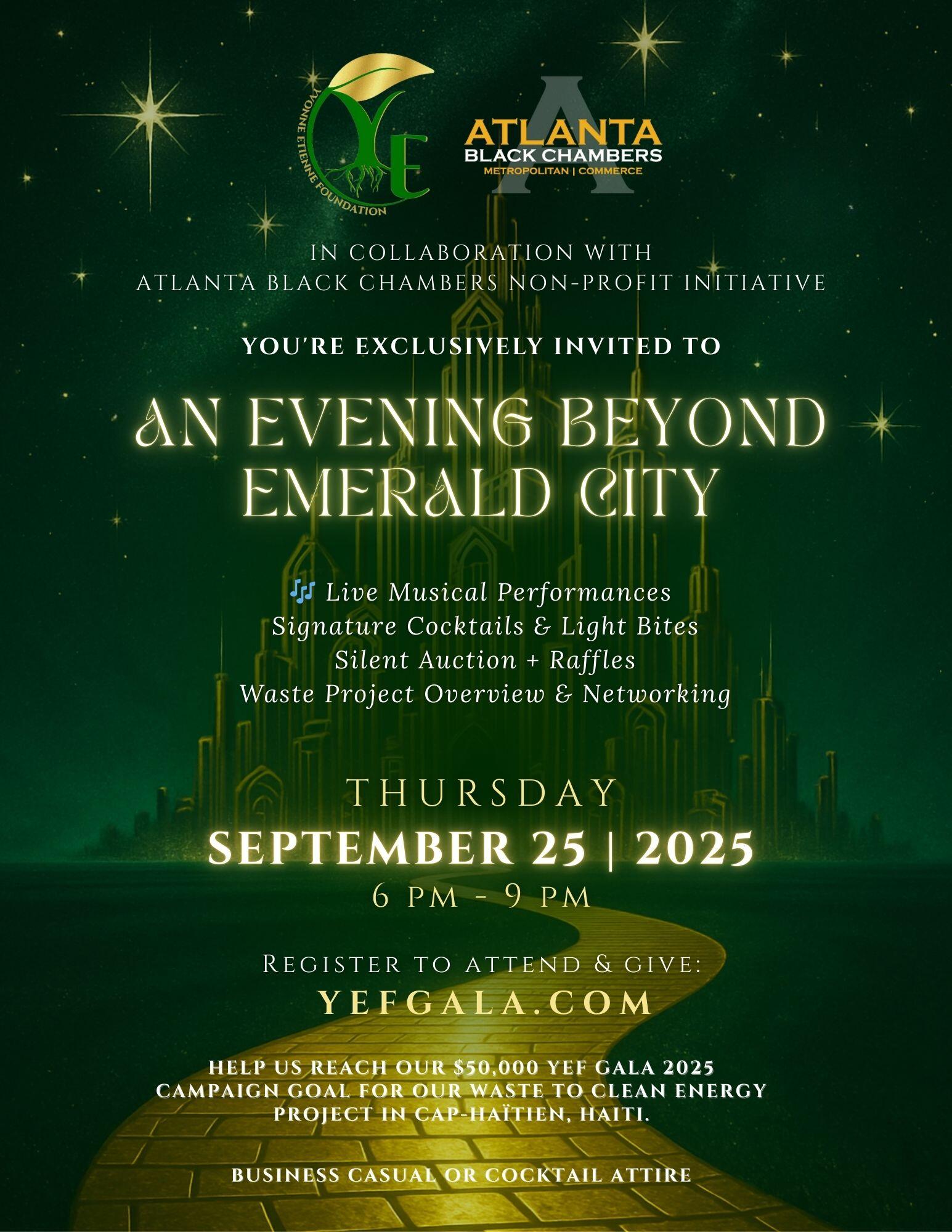 Campaign cover image for An Evening Beyond Emerald City (#YEFGala2025)