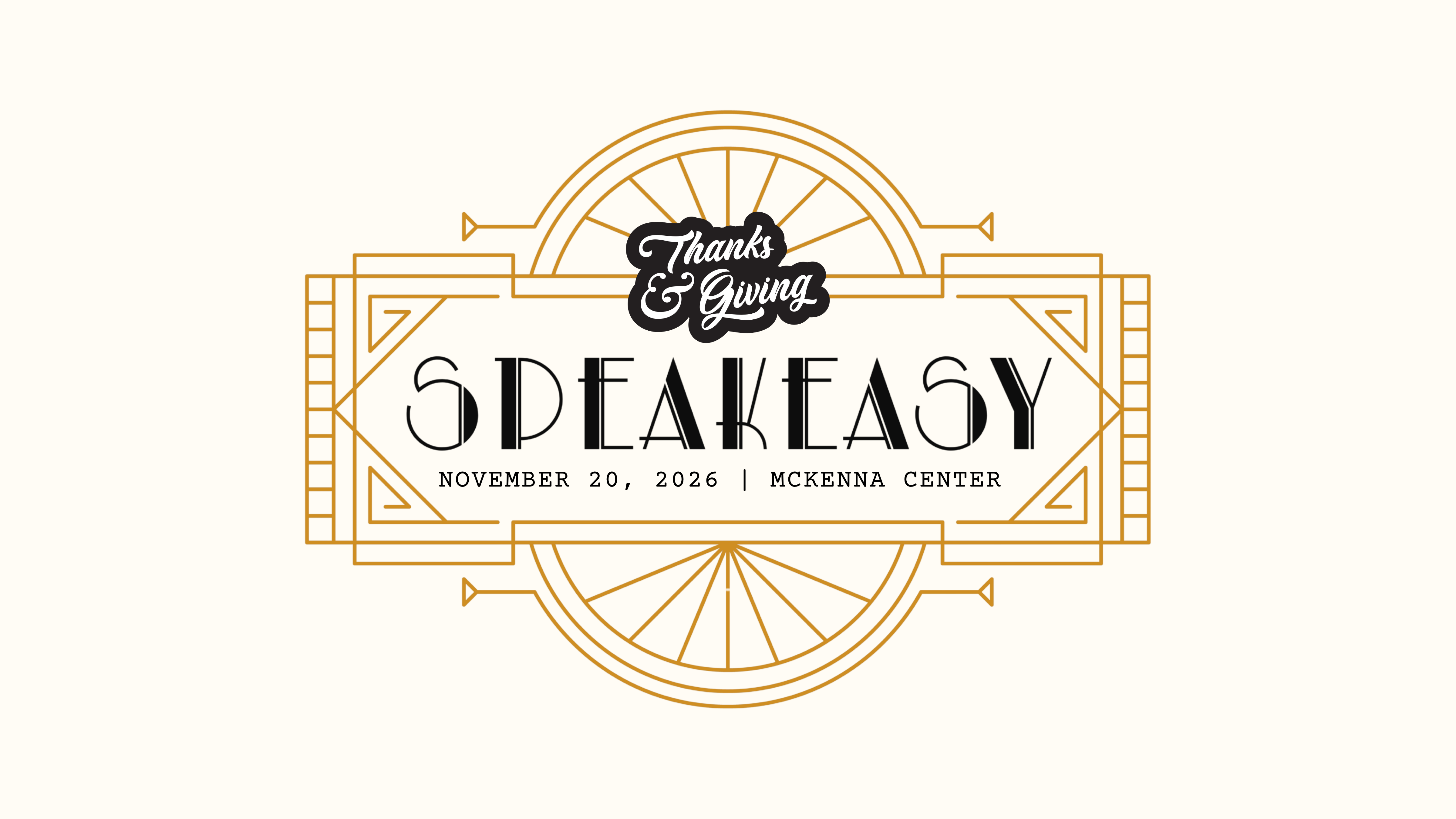 Campaign cover image for Thanks & Giving Speakeasy 2026