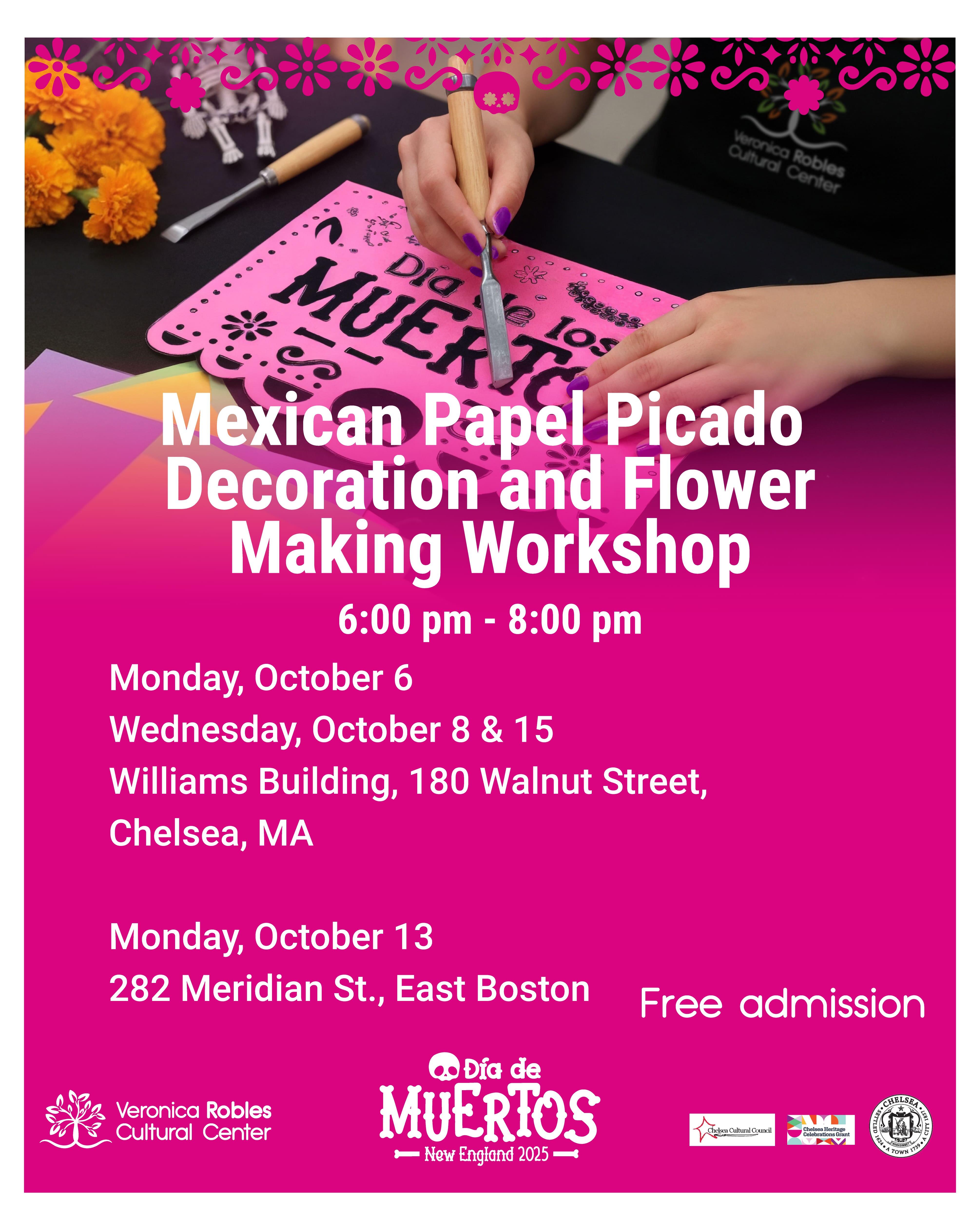 Campaign cover image for Workshop Mexican Papel Picado Decoration and Flower Making