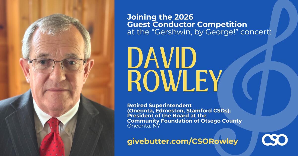 Campaign cover image for David Rowley - Catskill Symphony Guest Conductor Contender