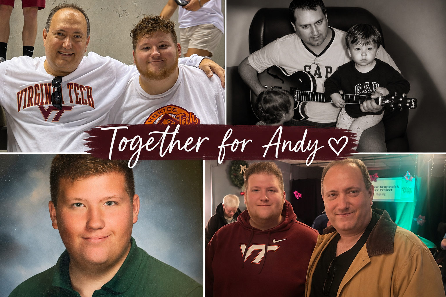 Campaign cover image for The Jazz Community Coming "Together for Andy"