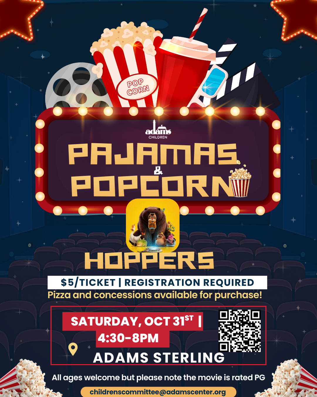 Campaign cover image for Pajamas & Popcorn 2026