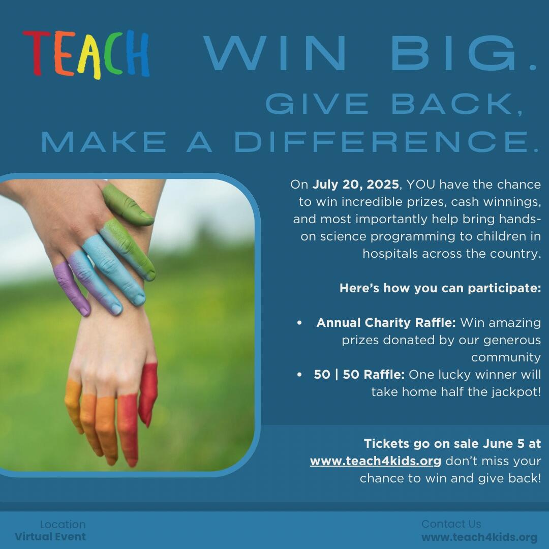 Campaign cover image for TEACH’s Annual Charity Raffle