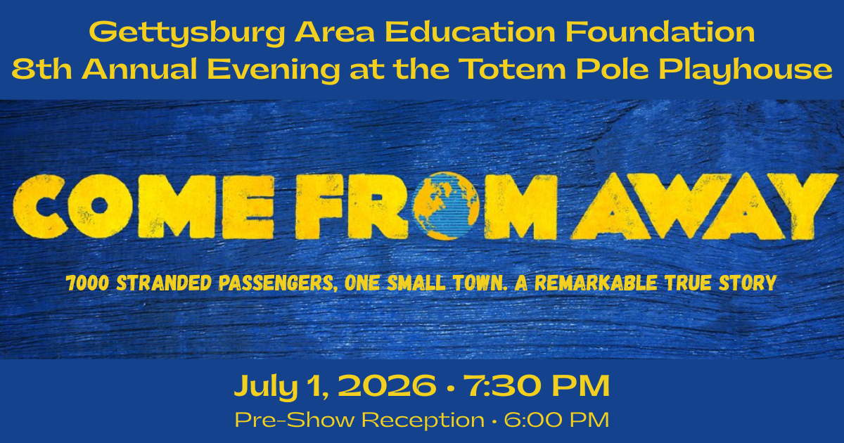 Campaign cover image for 8th Annual GAEF Evening at the Totem Pole Playhouse: "Come From Away" Wednesday, July 1, 2026 at 7:30PM