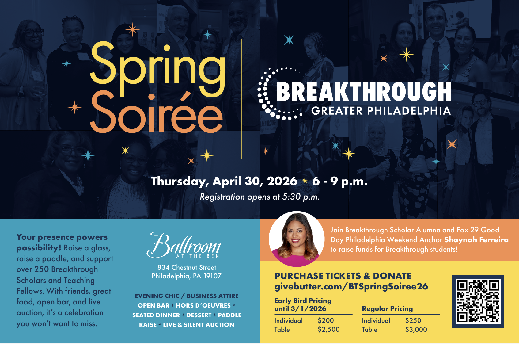 Campaign cover image for Breakthrough Spring Soirée 2026