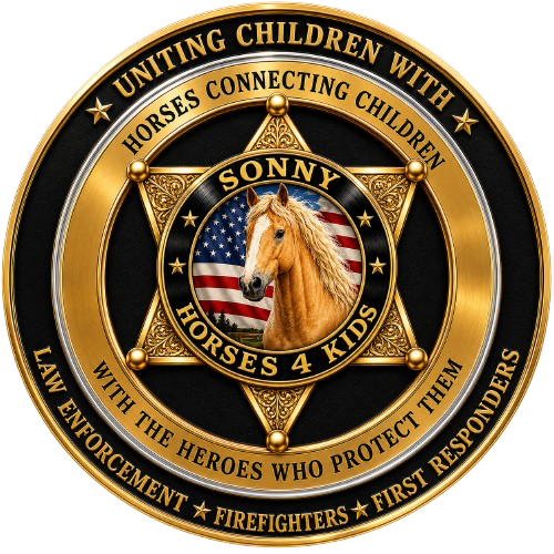 Campaign cover for Sonny Horses 4 Kids Unites Children with Law Enforcement - A Children's Public Non-Profit 501c3 Charity EIN# 92-2983467