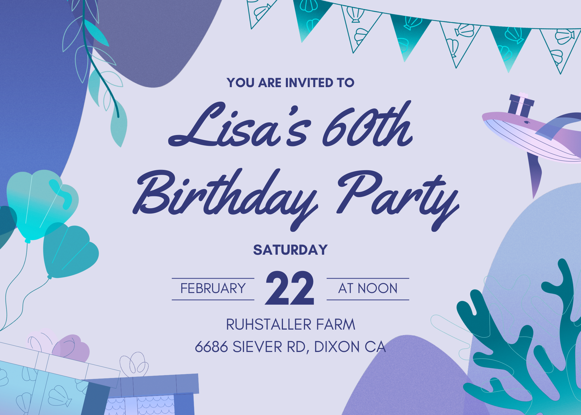 Campaign cover image for Lisa's 60th Birthday
