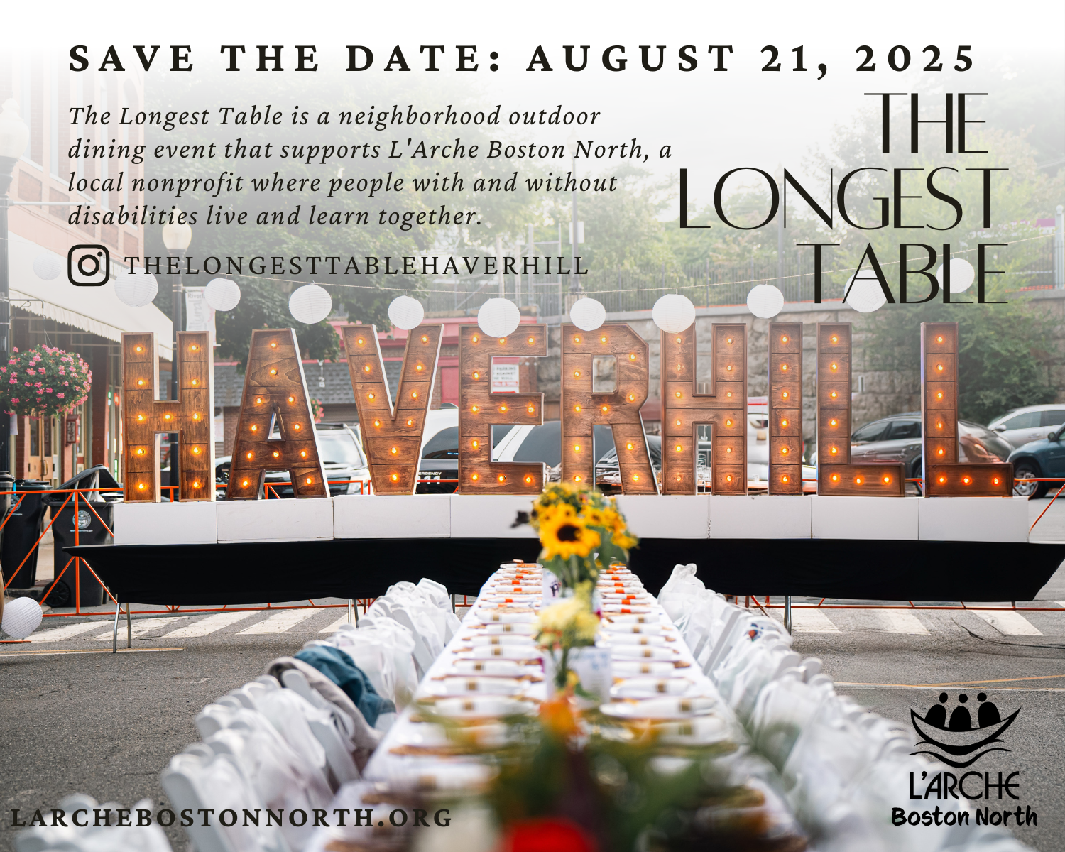 Campaign cover image for The Longest Table 2025