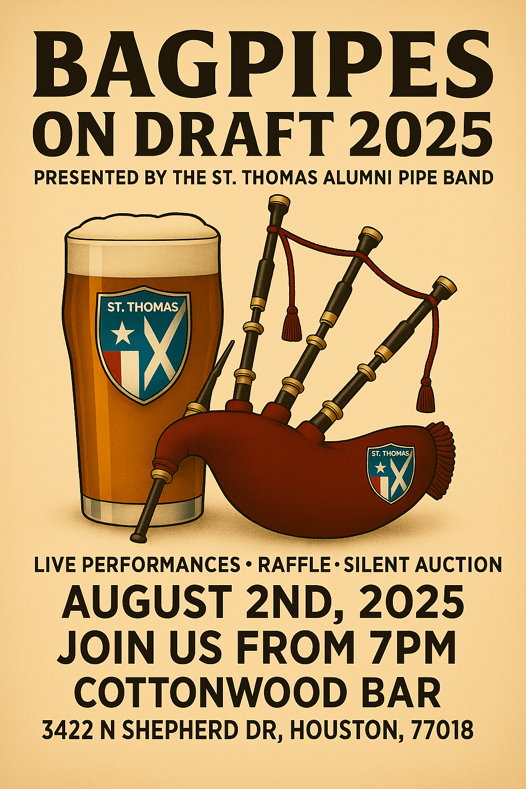 Campaign cover image for BAGPIPES ON DRAFT 2025