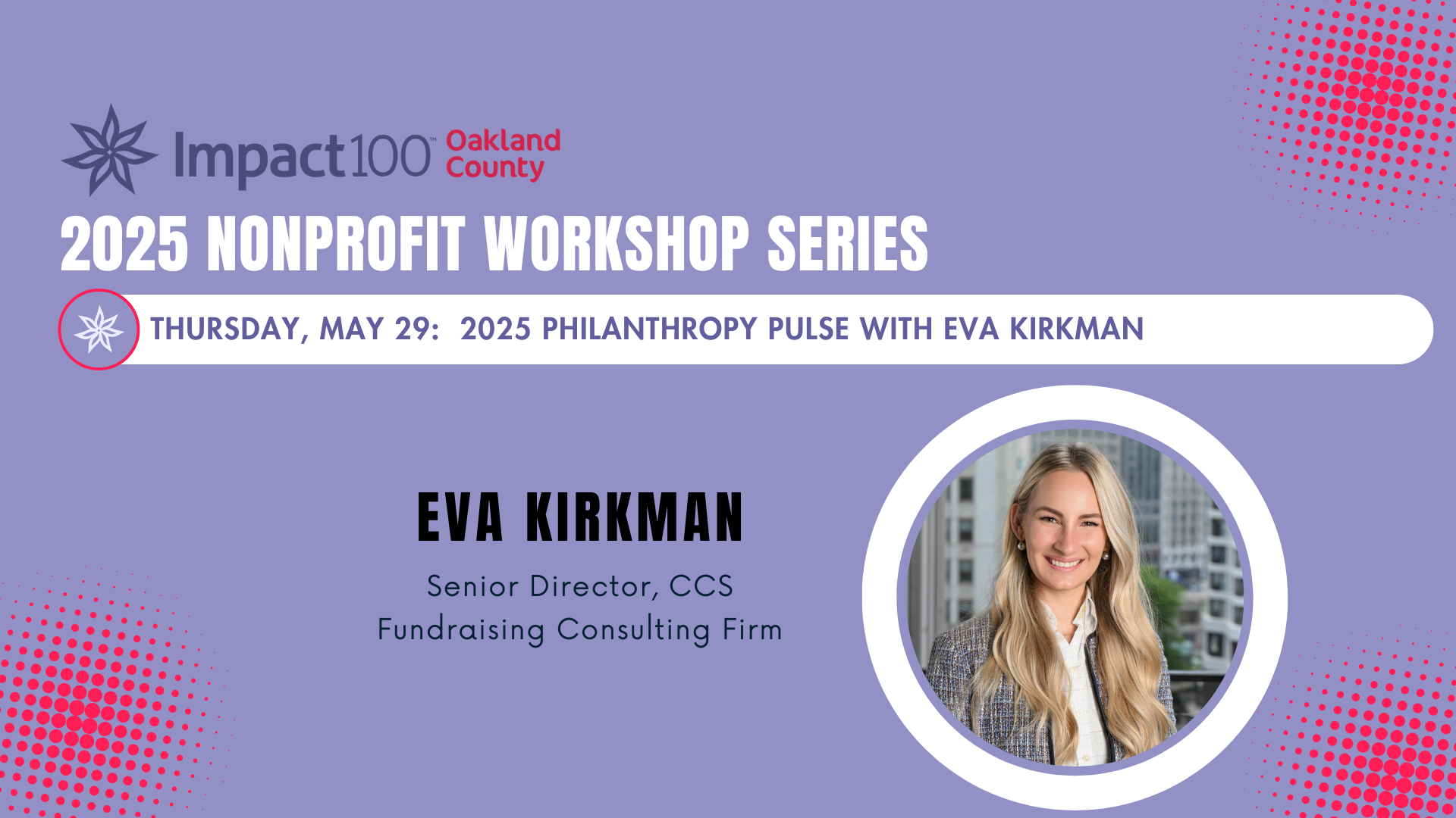 Campaign cover image for Impact100 Oakland County: 2025 Nonprofit Workshop Series - Session 3