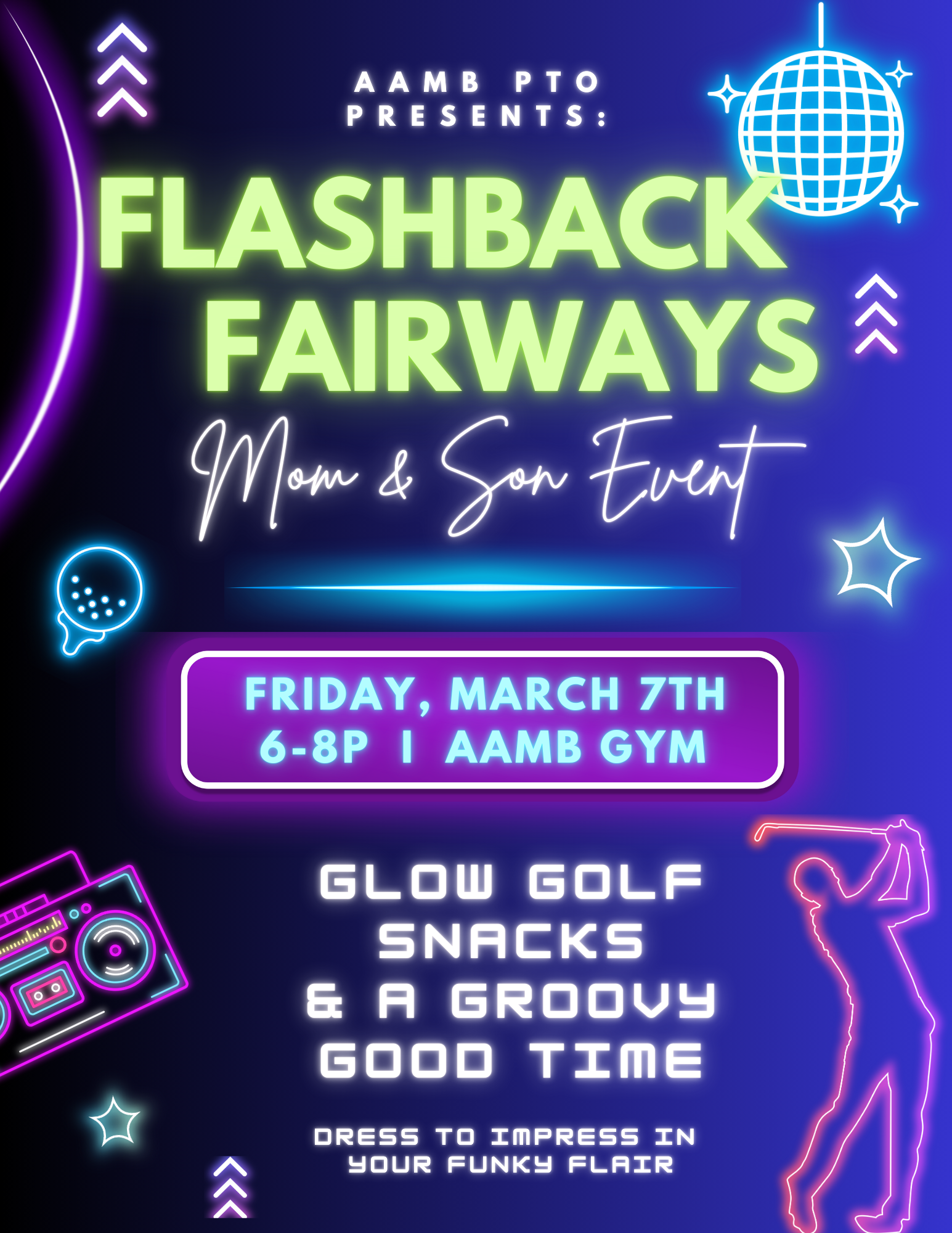 Campaign cover image for Flashback Fairways: Mom & Son Event