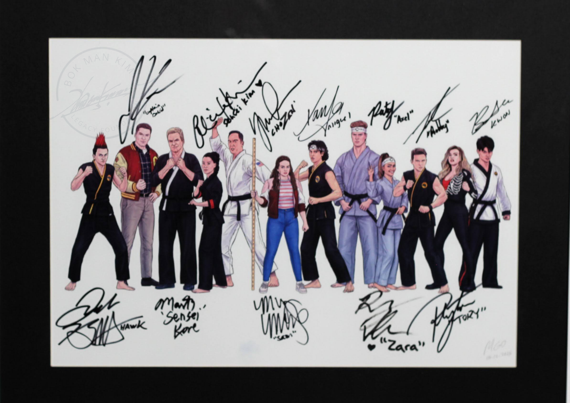 Campaign cover image for Cobra Kai Autographed Artwork