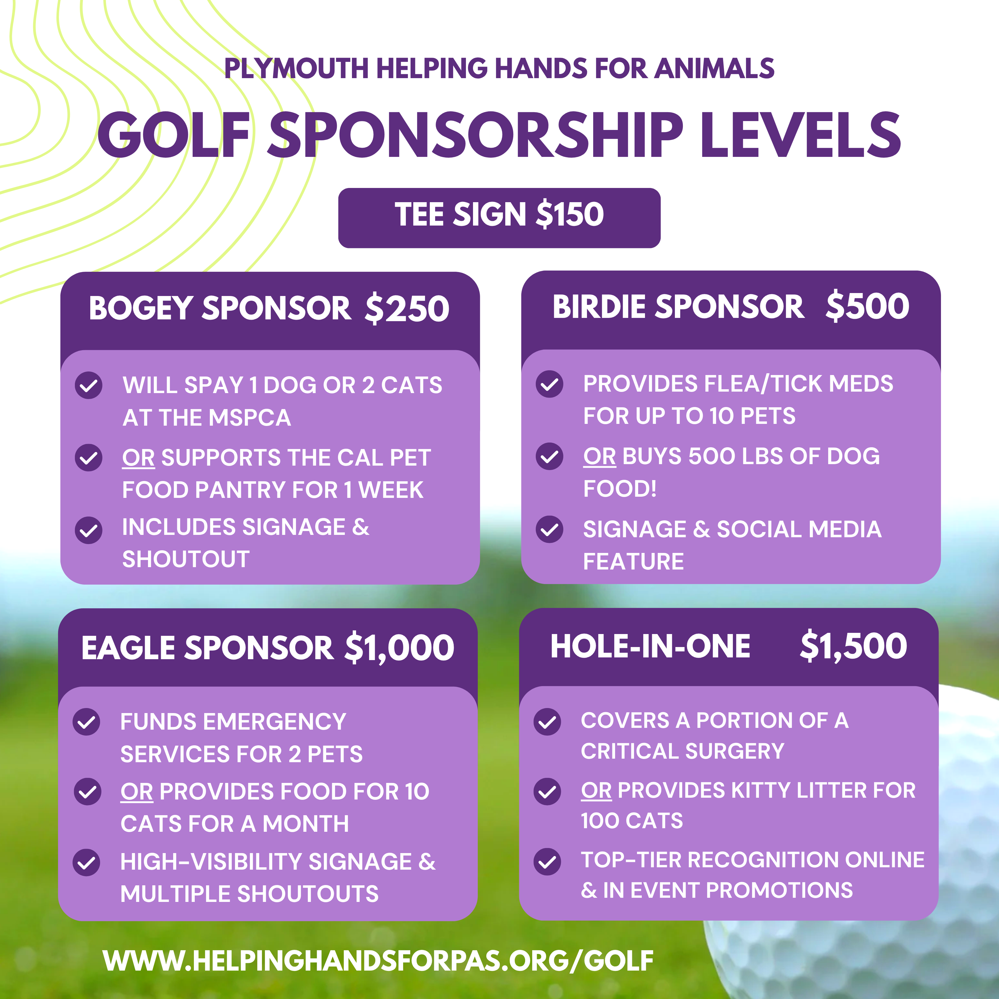 Campaign cover image for 2025 HELPING HANDS GOLF SPONSORSHIPS