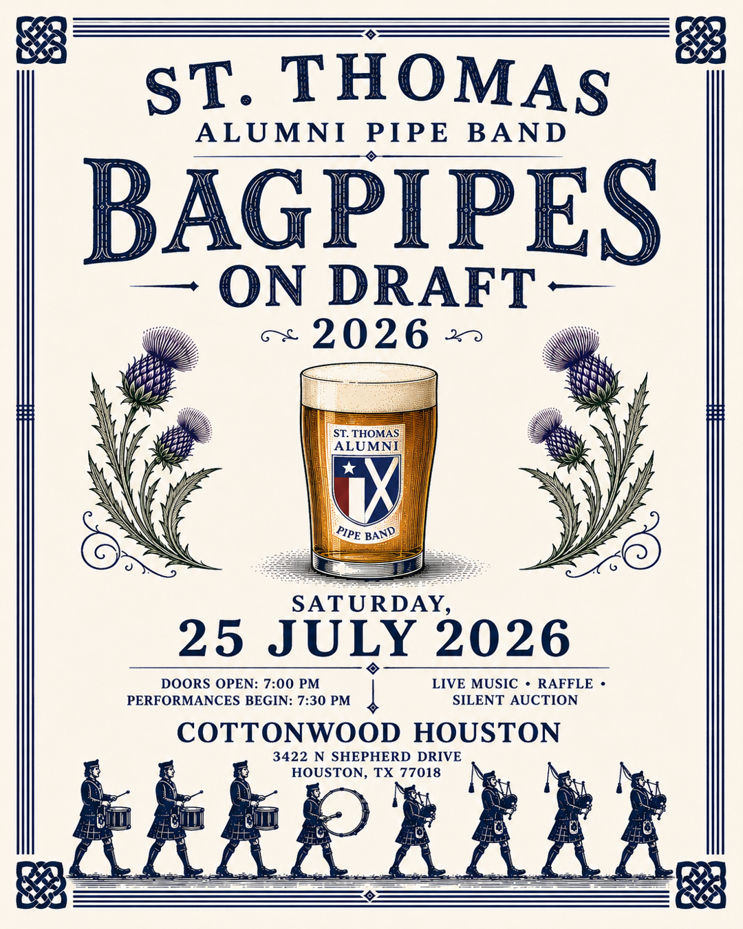 Campaign cover image for BAGPIPES ON DRAFT 2026