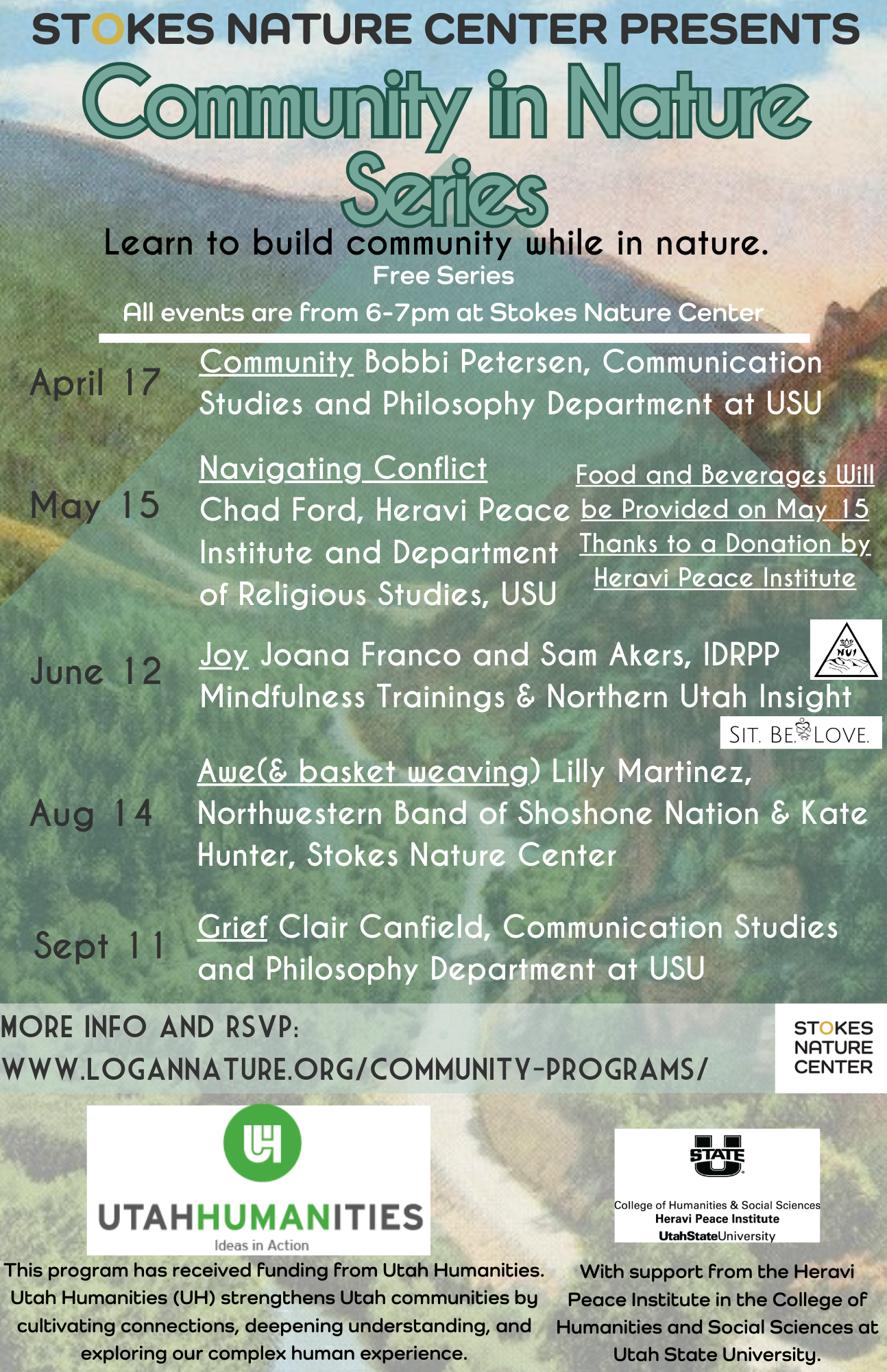 Campaign cover image for Joy with Joana Franco and Sam Akers, IDRPP Mindfulness Trainings & Cache Valley Sangha