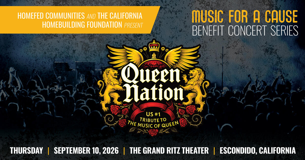 Campaign cover image for Southern California "Music for a Cause Benefit Concert Series" in partnership with HomeFed Corporation