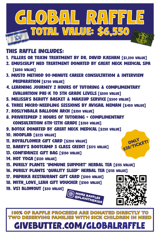 Campaign cover image for GLOBAL RAFFLE! TOTAL VALUE = $6,625