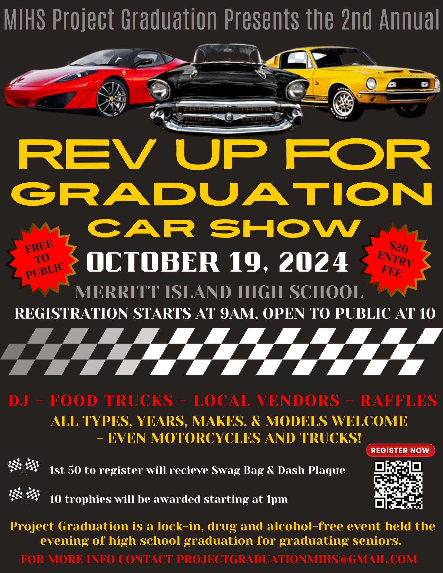 Campaign cover image for REV UP FOR GRADUATION - October 19, 2024