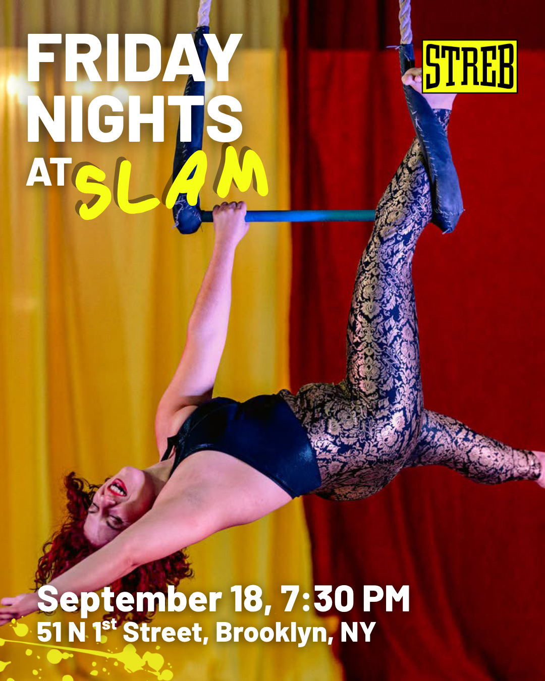Campaign cover image for Friday Nights at SLAM - September 18, 2026, 7:30pm