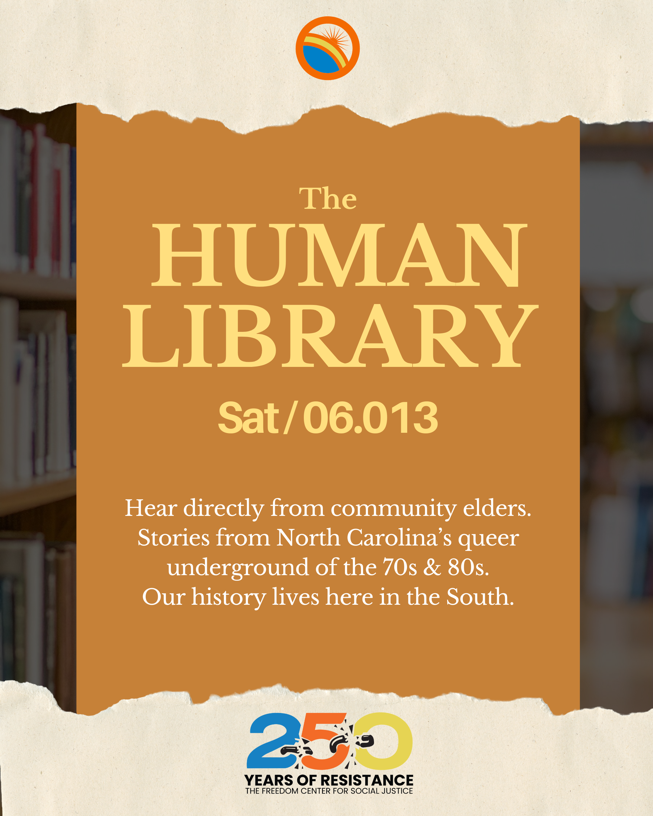 Campaign cover image for The Human Library: Stories of Resistance