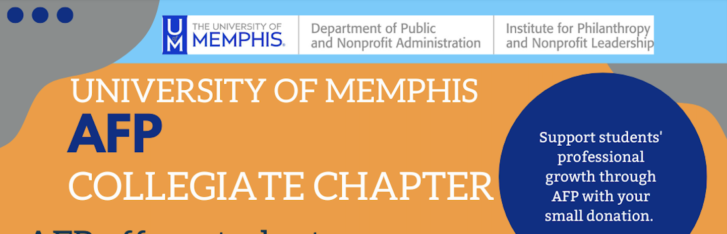 Campaign cover image for University of Memphis AFP Collegiate Chapter Fundraising Campaign