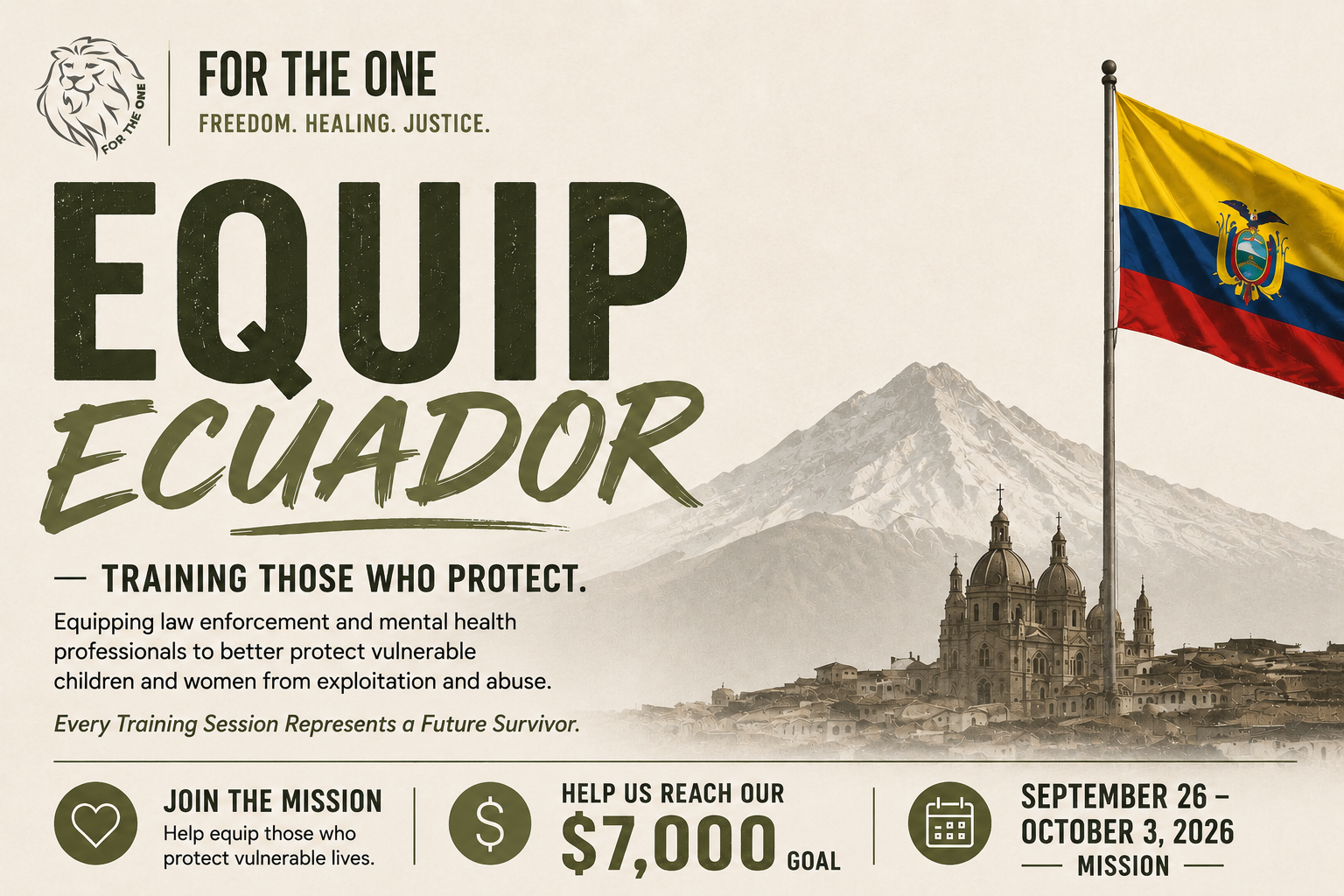 Campaign cover image for Equip Ecuador