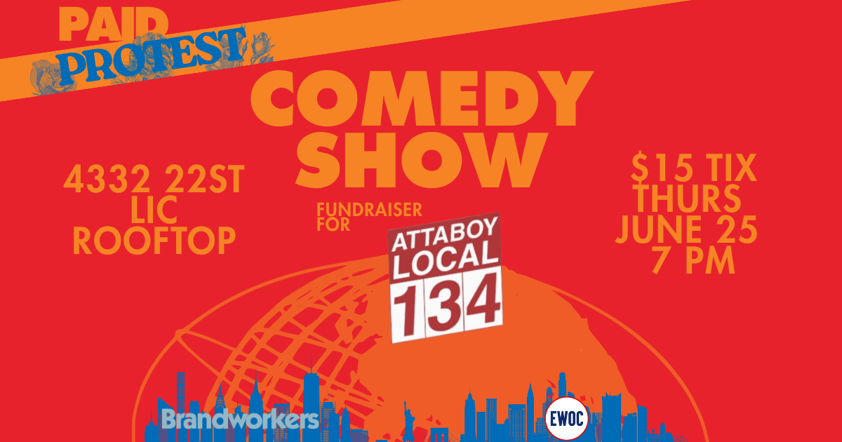 Campaign cover image for Paid Protest: Comedy Show Fundraiser for Attaboy
