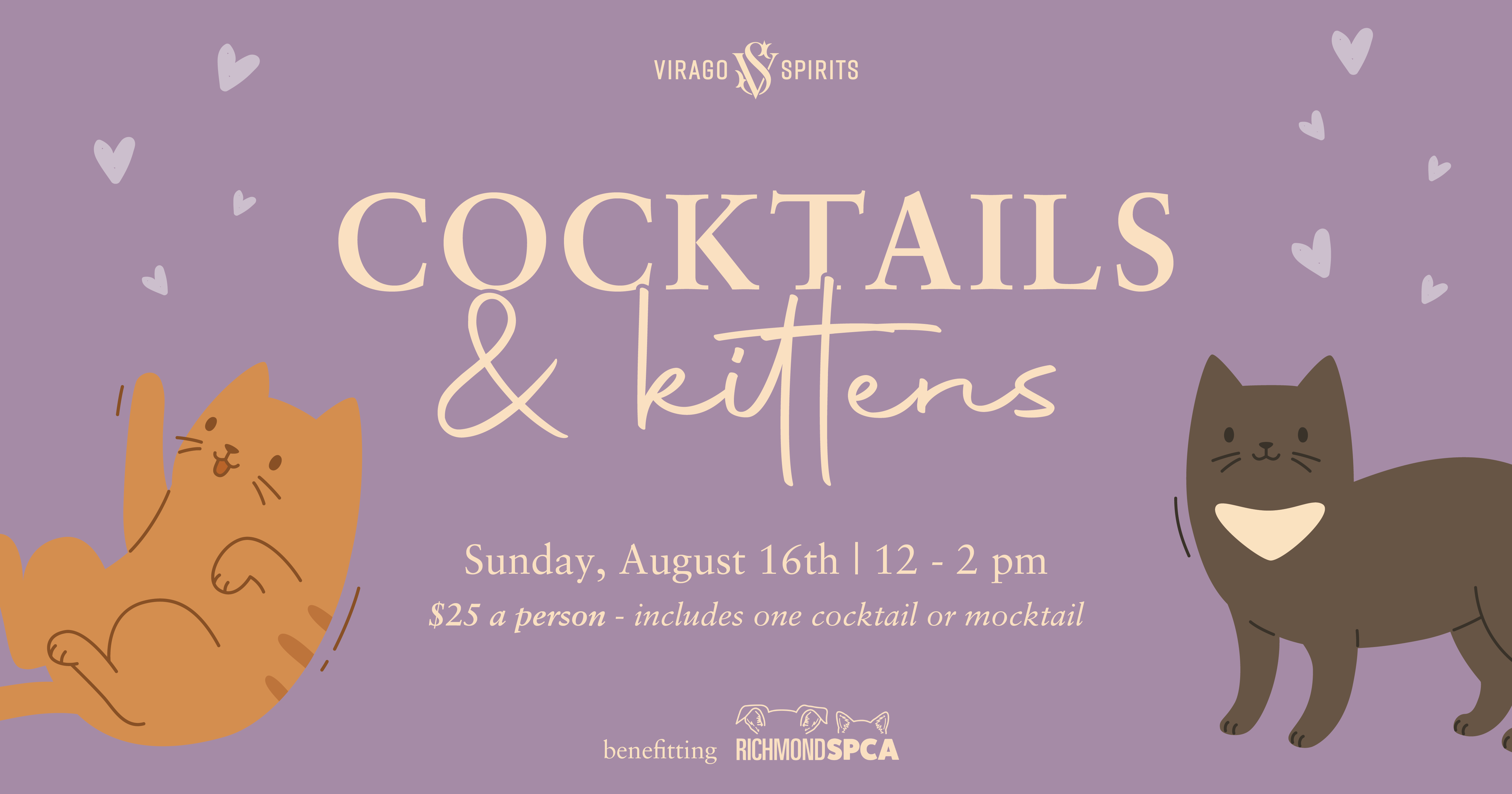 Campaign cover image for Cocktails & Kittens | August 16th