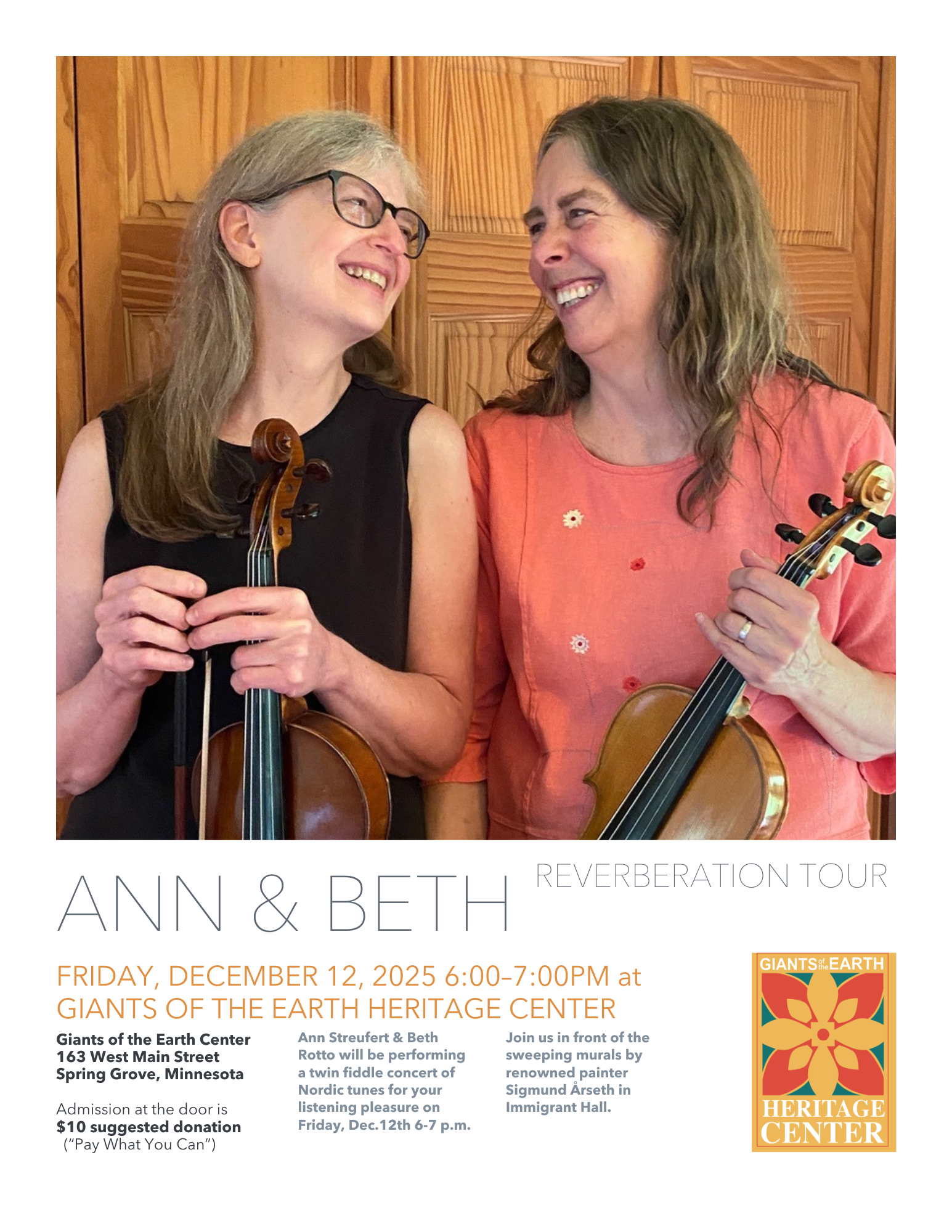 Campaign cover image for Nordic Fiddle Tunes with Ann and Beth