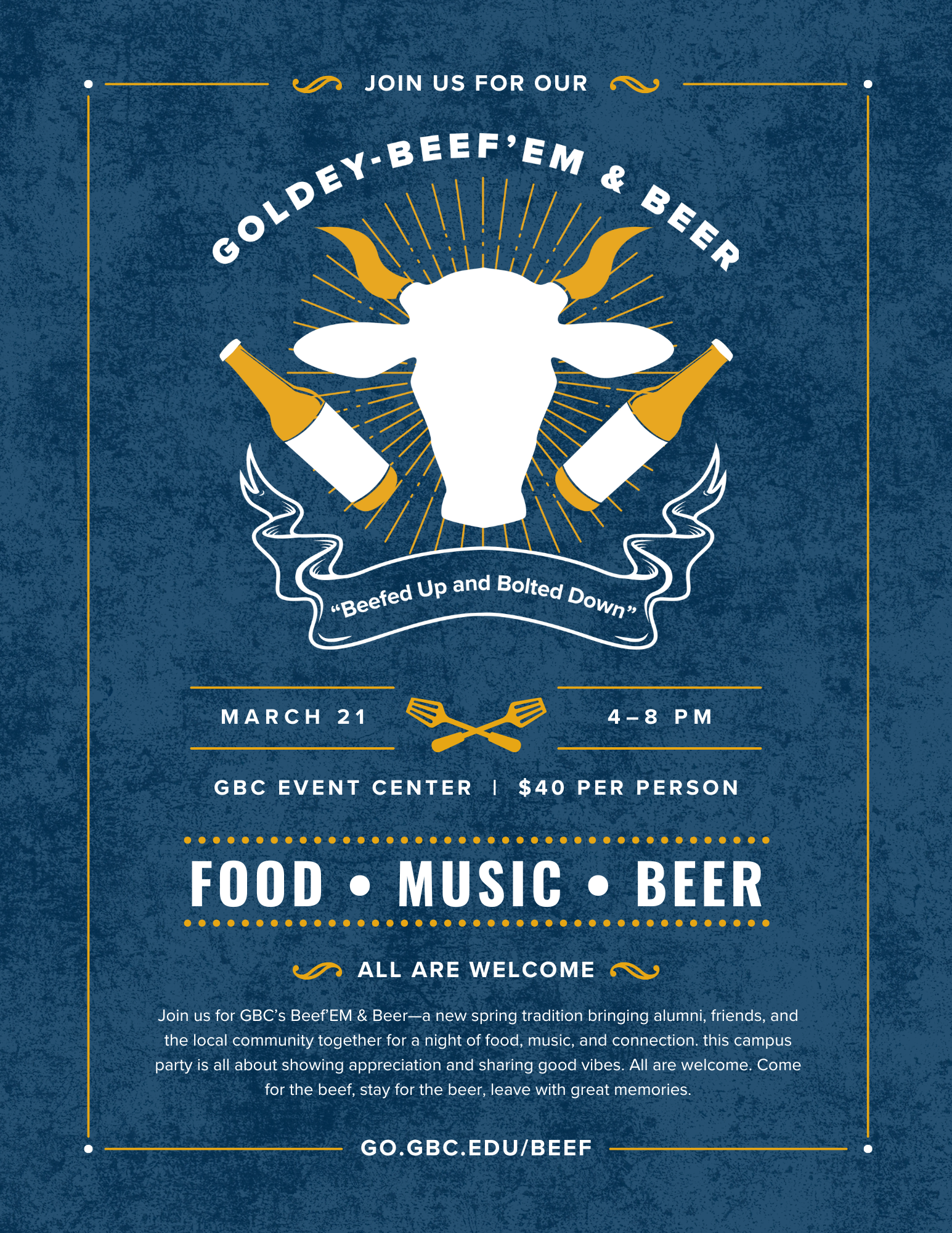 Campaign cover image for Goldey Beef'em and Beer
