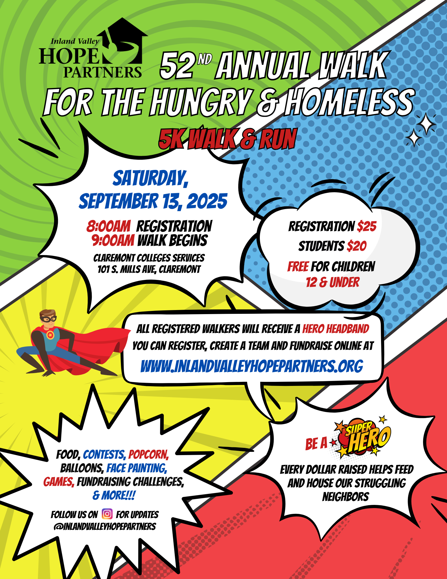 Campaign cover image for 52nd Annual Walk for the Hungry and Homeless