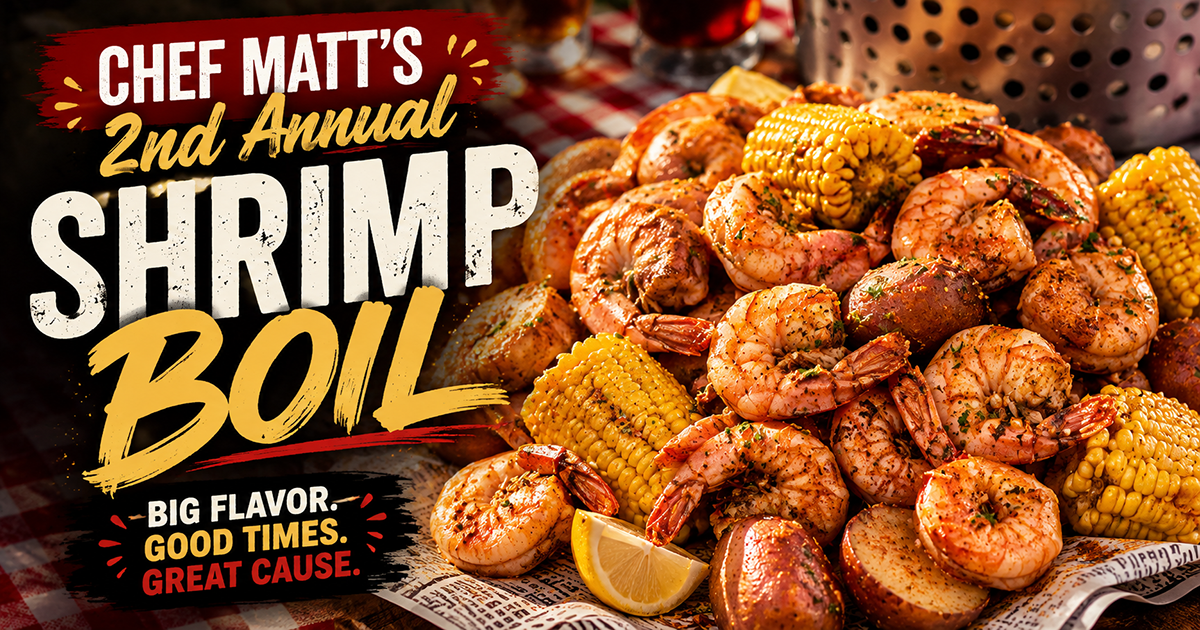 Campaign cover image for Chef Matt's 2nd Annual Shrimp Boil