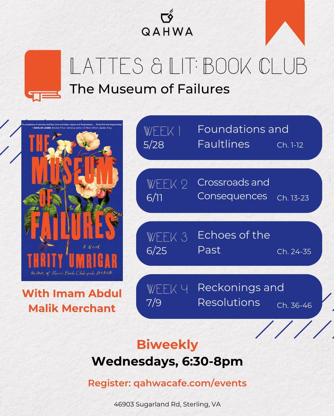 Campaign cover image for Lattes and Lit: Book Club