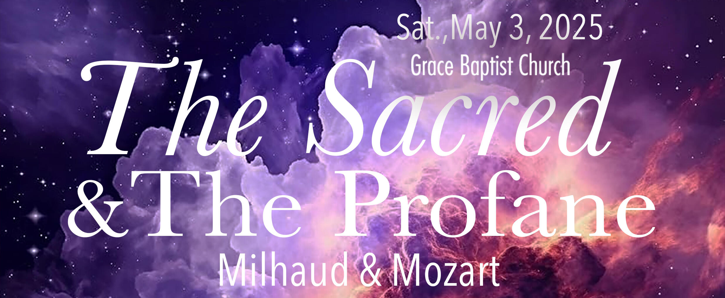 Campaign cover image for Open Rehearsal for The Sacred & The Profane