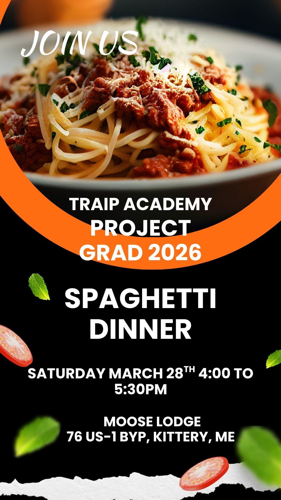Campaign cover image for Project Grad 2026 Spaghetti Dinner