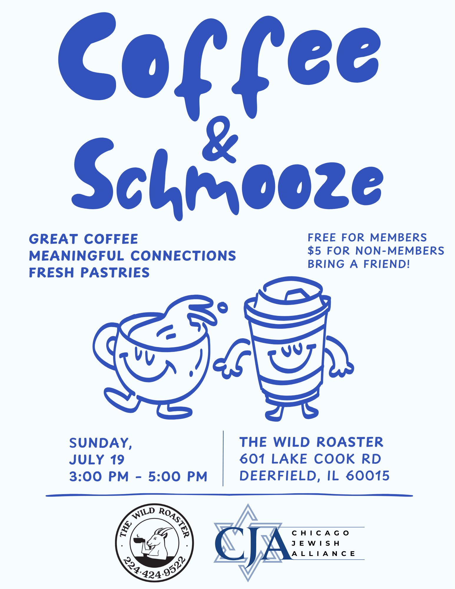 Campaign cover image for CJA: Coffee & Schmooze
