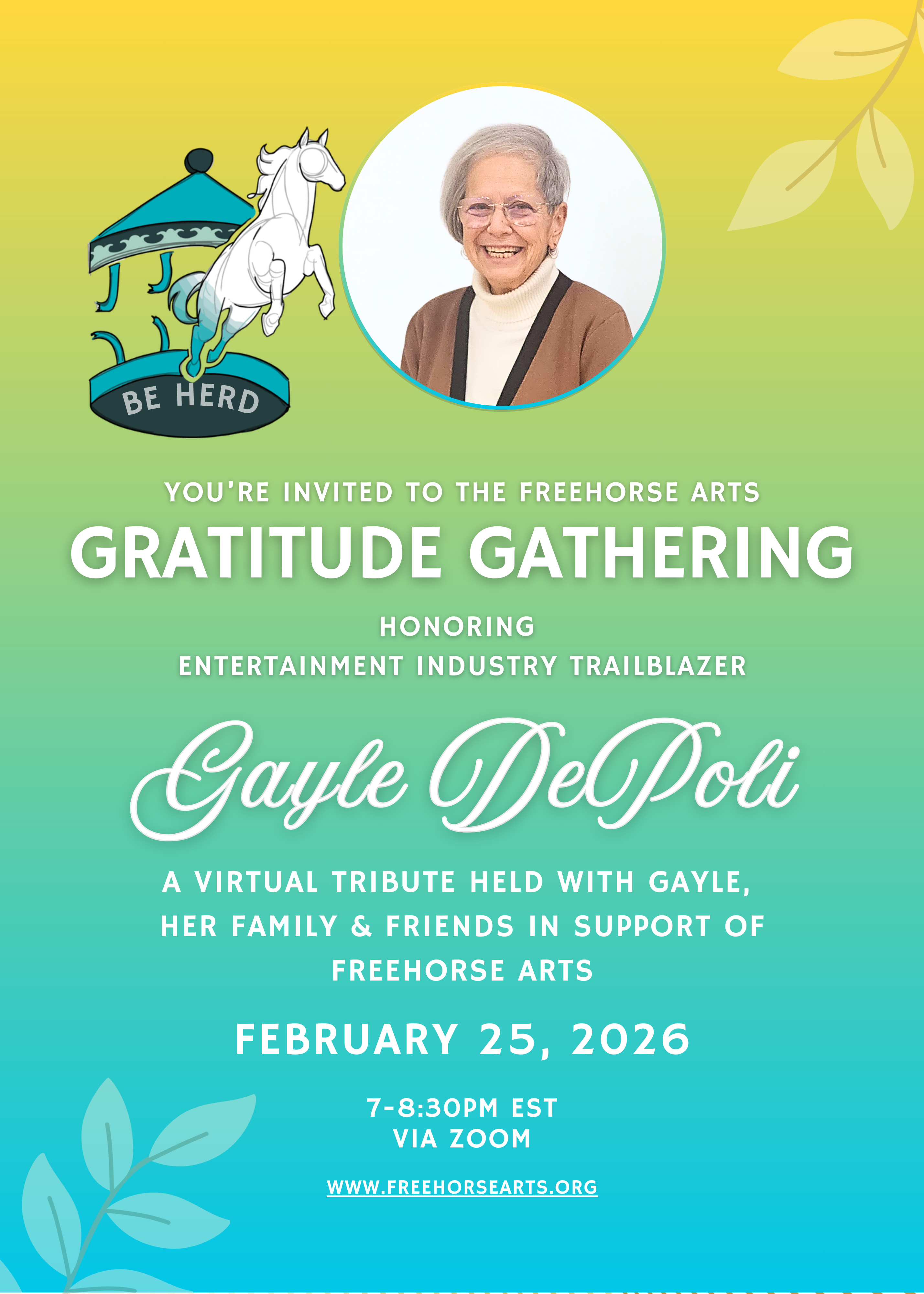 Campaign cover image for Gayle De Poli BE HERD Gratitude Gathering