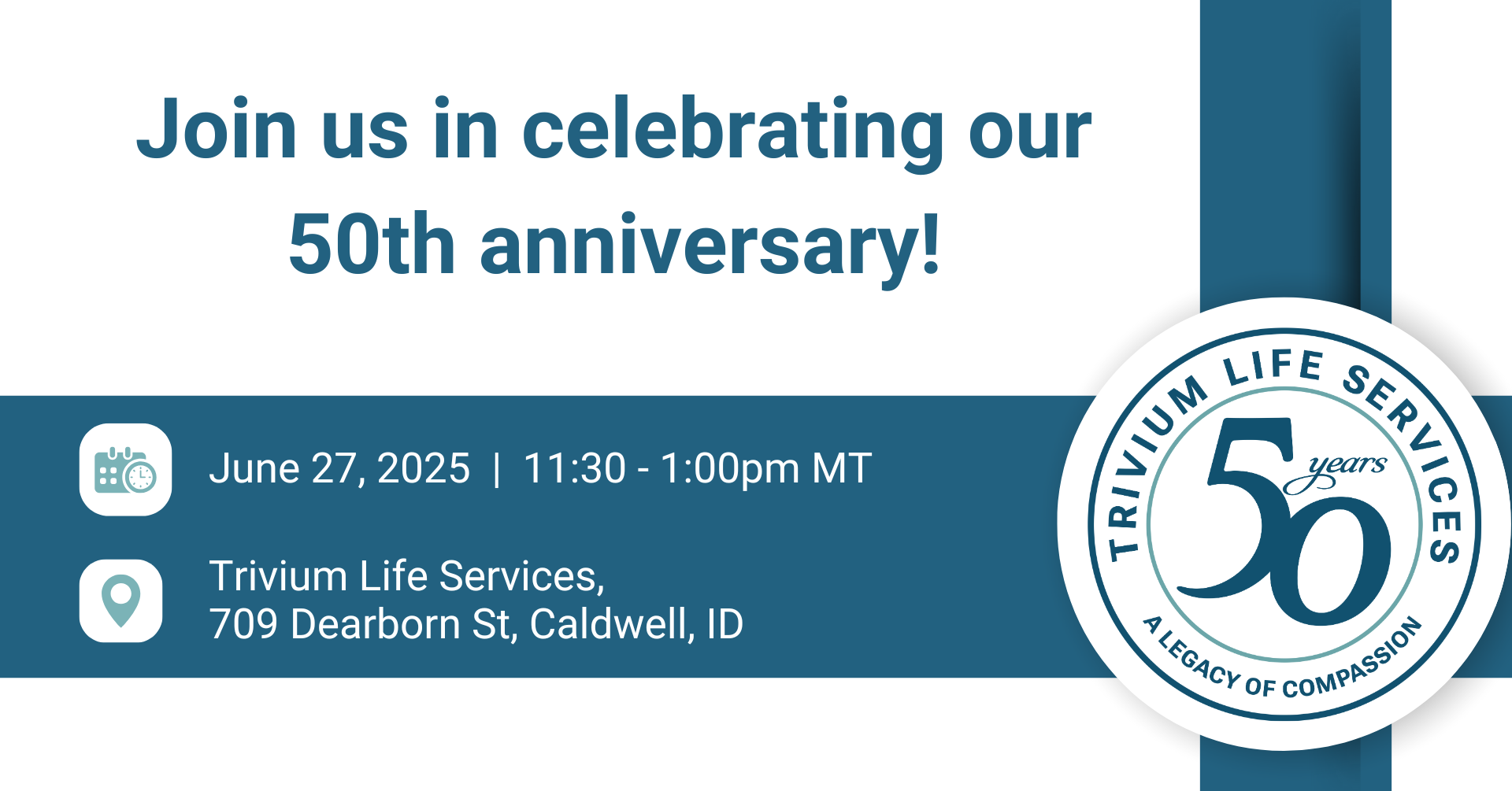 Campaign cover image for Caldwell's 50th Anniversary Party