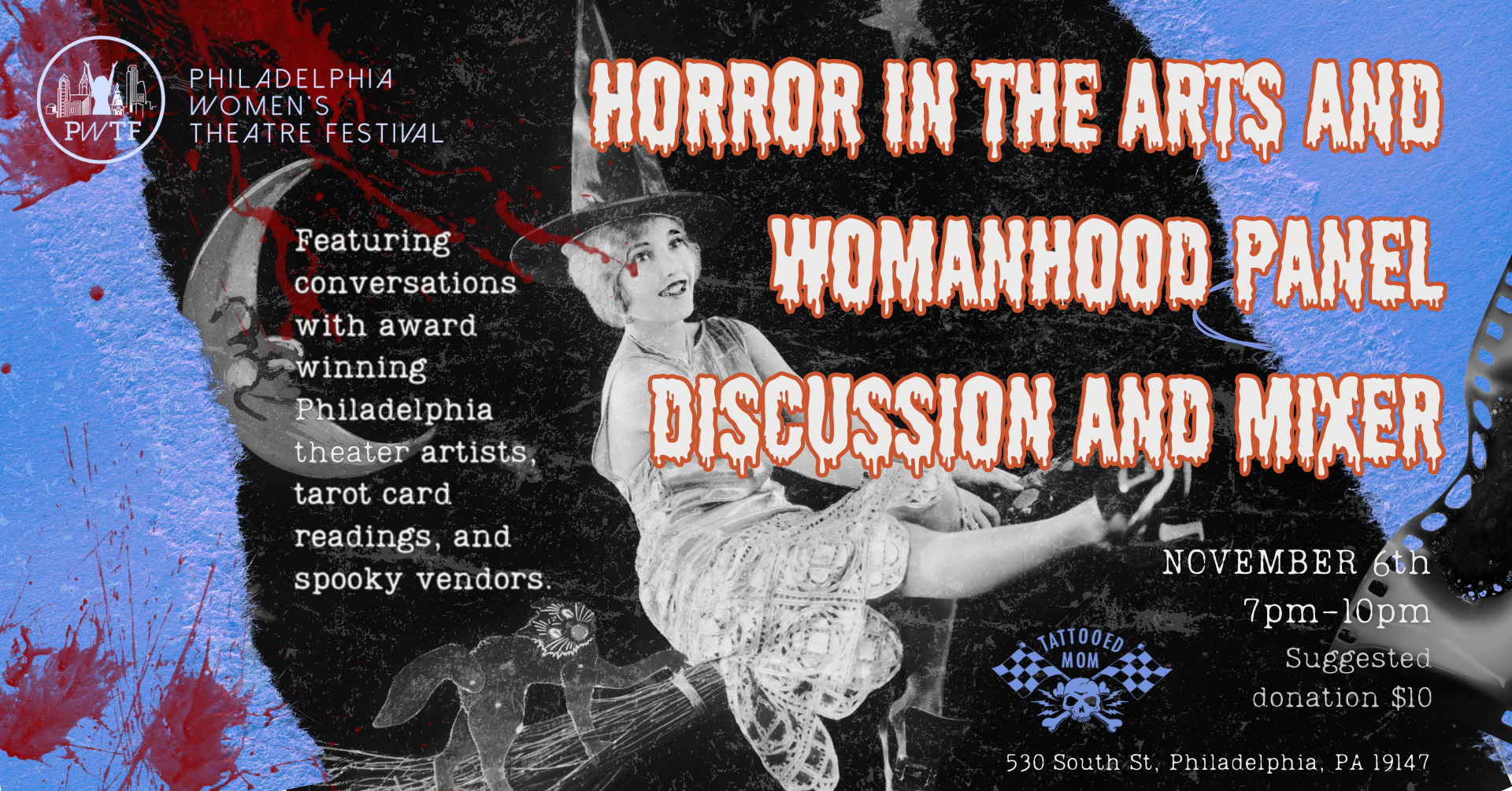 Campaign cover image for PWTF Presents: Horror in the Arts and Womanhood Panel Discussion and Mixer
