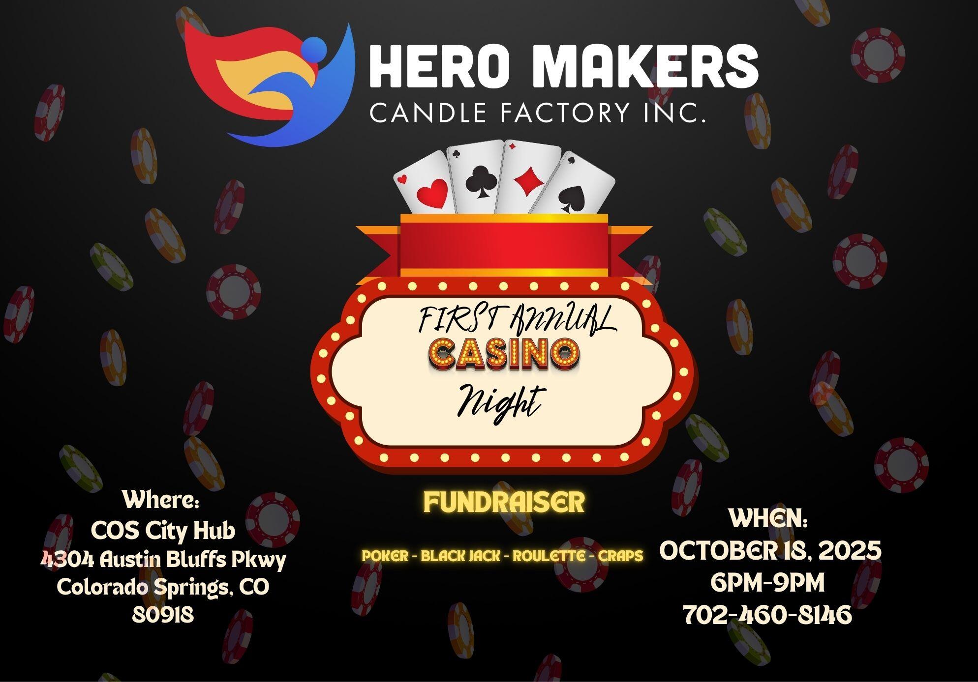 Campaign cover image for First Annual Casino Night Fundraiser