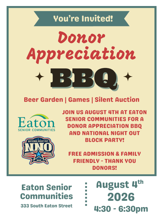 Campaign cover image for Donor Appreciation BBQ & National Night Out Block Party
