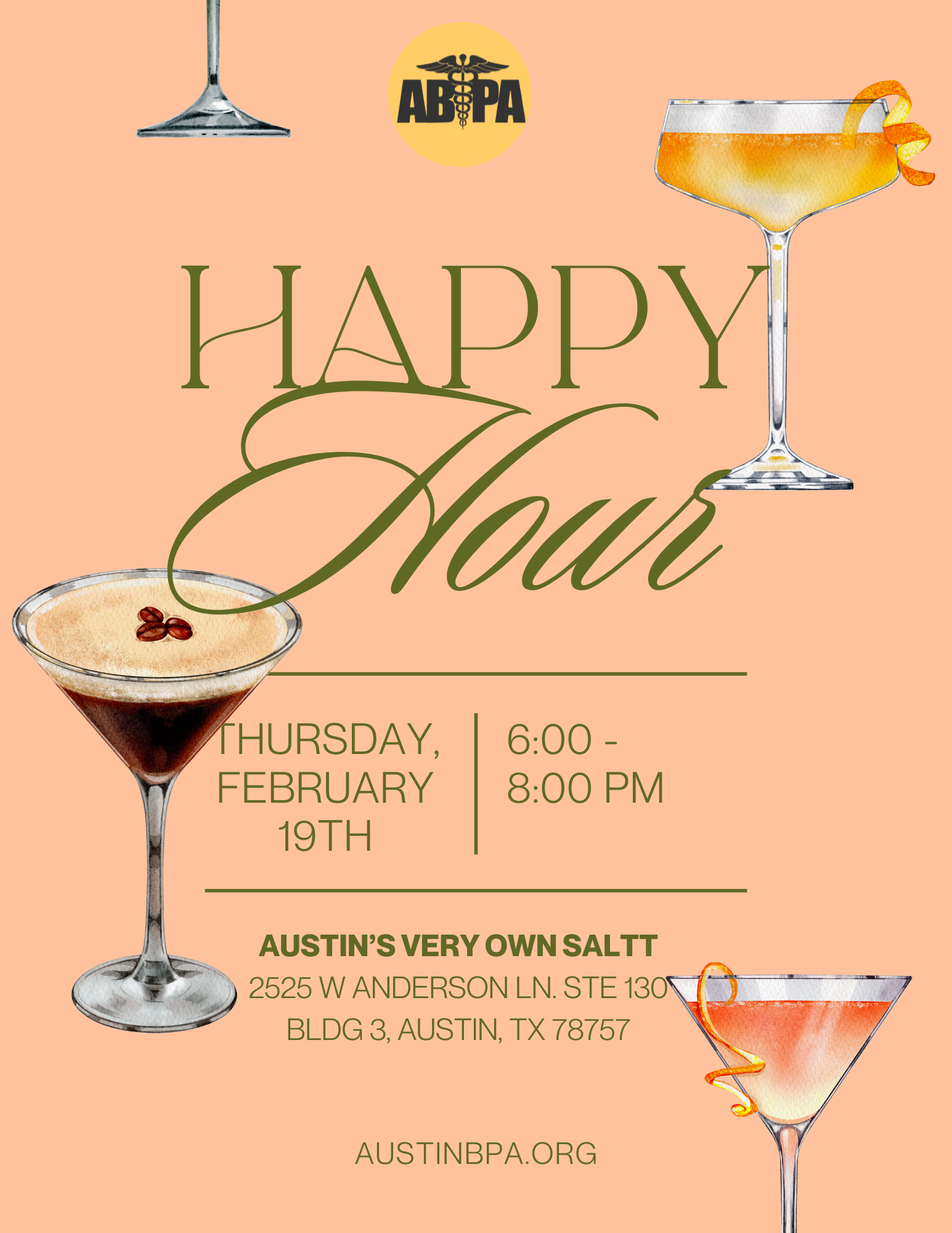 Campaign cover image for Physician Happy Hour - 2.19.2026