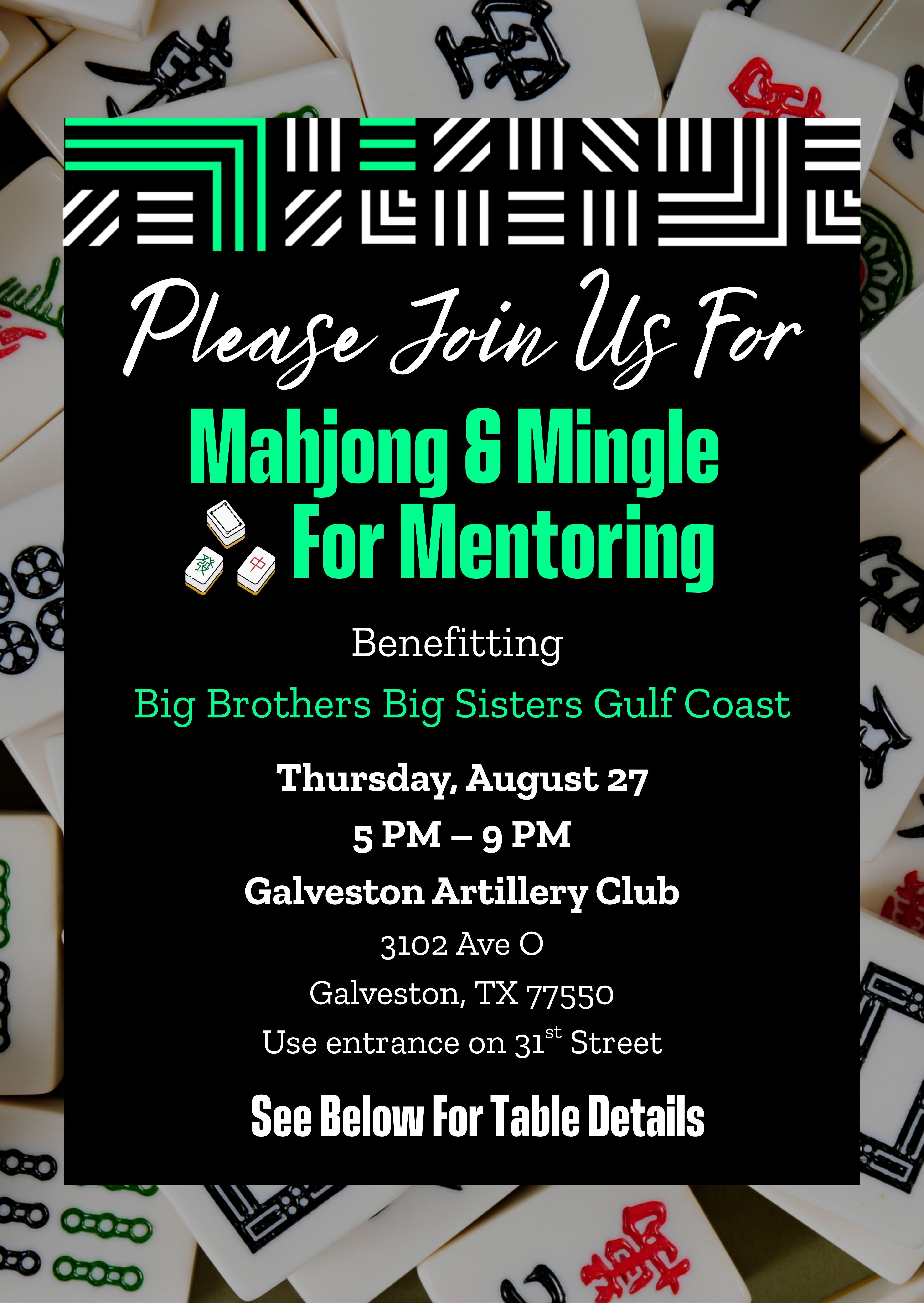 Campaign cover image for Mahjong & Mingle for Mentoring